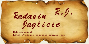 Radašin Jagličić vizit kartica